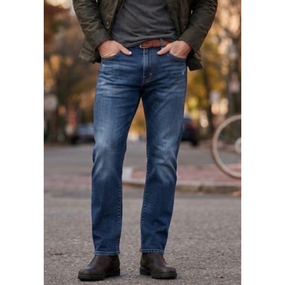 American Eagle Mens Next Level Flex Original Bootcut Jeans Dark Wash 38x30